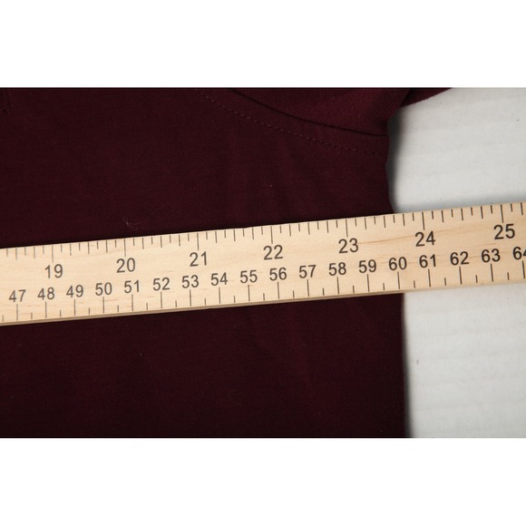 Johnston & Murphy XC4 Pullover Shirt Mens Large Maroon Quarter Zip Stretch - Picture 7 of 11